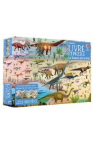 Les dinosaures dans le temps - coffret livre et puzzle