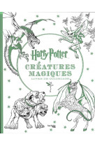 Harry potter creatures magiques - livre de coloriage