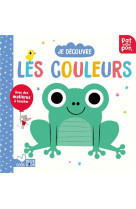 Je decouvre les couleurs - livre avec matieres a toucher