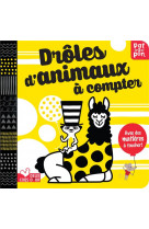 Droles d-animaux a compter - livre anime