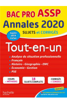 Annales bac 2020 le tout-en-un bac pro assp