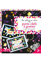 Porte-clefs a gratter - mini-boite avec accessoires