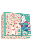 Mon carnet top secret licornes - coffret avec accessoires