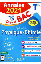 Annales bac 2021 spe physique chimie term