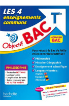 Objectif bac - les 4 enseignements communs terminale