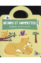 Décors et gommettes - bébés animaux