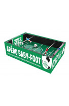 Coffret apero baby foot - 1 terrain de jeu et 2 shots en verre pour bien s-hydrater au retour au ves