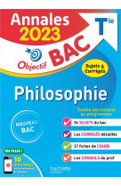 Annales objectif bac 2023 - philosophie