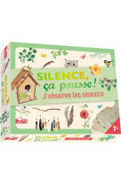 Silence ca pousse j-observe les oiseaux - coffrets avec accessoires