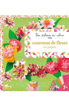 Couronnes de fleurs en papier - boite avec accessoires