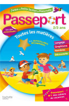 Passeport - j-entre en petite section - cahier de vacances 2022