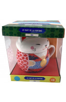 Coffret la chat de la fortune : mug