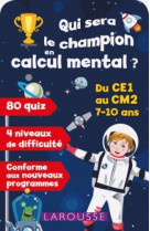 Qui sera le champion en calcul mental ?