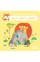 Qui vit dans la savane ? - les devinettes de petit renard