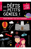 Les defis des petits genies, du ce2 au cm1