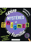 Apero mysteres et enigmes en famille