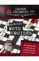 Cahier de vacances larousse (adultes) special mots croises