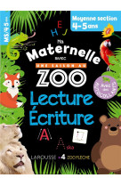 Ma maternelle avec une saison au zoo ms - lecture-ecriture