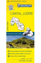 Carte departementale france - carte departementale cantal, lozere