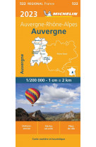 Carte regionale france - carte regionale auvergne 2023