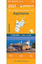 Carte regionale france - carte regionale aquitaine 2023