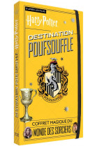 Harry potter - destination poufsouffle - coffret magique du monde des sorciers