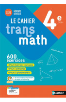 Cahier transmath 4e - cahier de l-eleve 2021