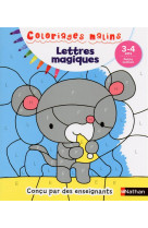 Lettres magiques ps 3/4 ans - coloriages malins