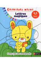 Lettres magiques ms 4/5 ans - coloriages malins