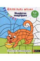 Nombres magiques gs 5/6 ans - coloriages malins