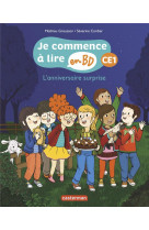 Je commence a lire en bd - t05 - l-anniversaire surprise - ce1