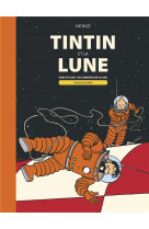 Tintin - tintin et la lune - double album : objectif lune - on a marche sur la lune