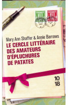 Le cercle litteraire des amateurs d-epluchures de patates