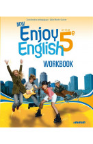 New enjoy english - anglais 5e - workbook - version papier