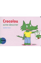 Crocolou aime dessiner