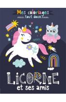 Mes coloriages tout doux - licorne et ses amis