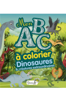 Dinosaures et creatures extraordinaires mon abc a colorier