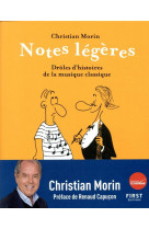 Notes legeres - droles d-histoires de la musique classique