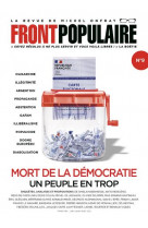 Front populaire - n  9 mort de la democratie. un peuple en trop