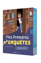 Coffret bibliothèque 1 - mes premières enquêtes - tomes 1 à 3