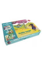 Mes 3 puzzles en bois - petite taupe - jouet