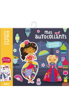 Ma pochette d-artiste - mes autocollants - princesses du monde