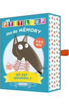 Jeux de cartes - p-tit loup - jeu de memory - ou est doudou ?