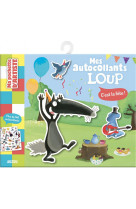 Ma pochette d-autocollants loup - c-est la fete