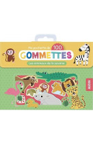 Ma pochette de 100 gommettes  - les animaux de la savane