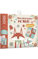 Ma pochette d-artiste - mes decoration de noel - en paper art