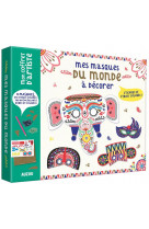 Mon coffret d-artiste - mes masques du monde a decorer