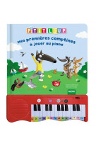 Mon livre piano - p-tit loup - mes premieres comptines a jouer au piano