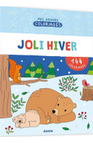 Mes grands coloriages - joli hiver