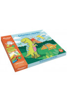 Mon coffret d-artiste - creations colorees - dinosaures